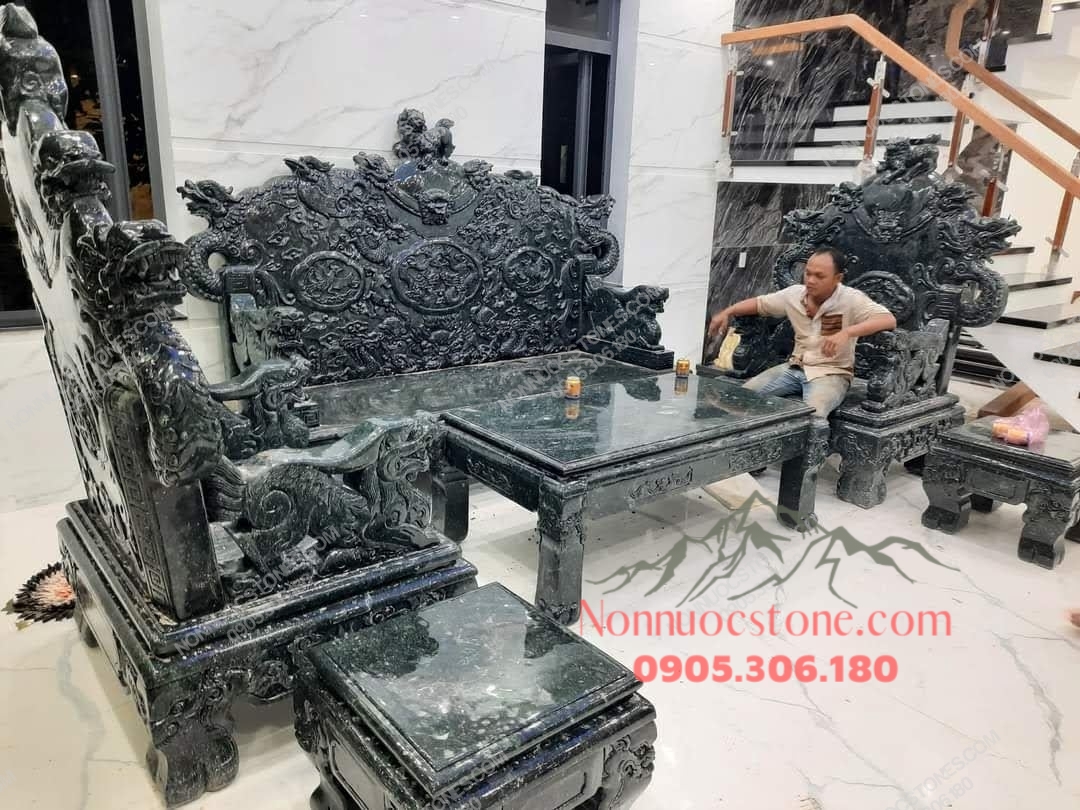 Bàn Ghế Đá 15 1 Bàn Ghế Đá 15