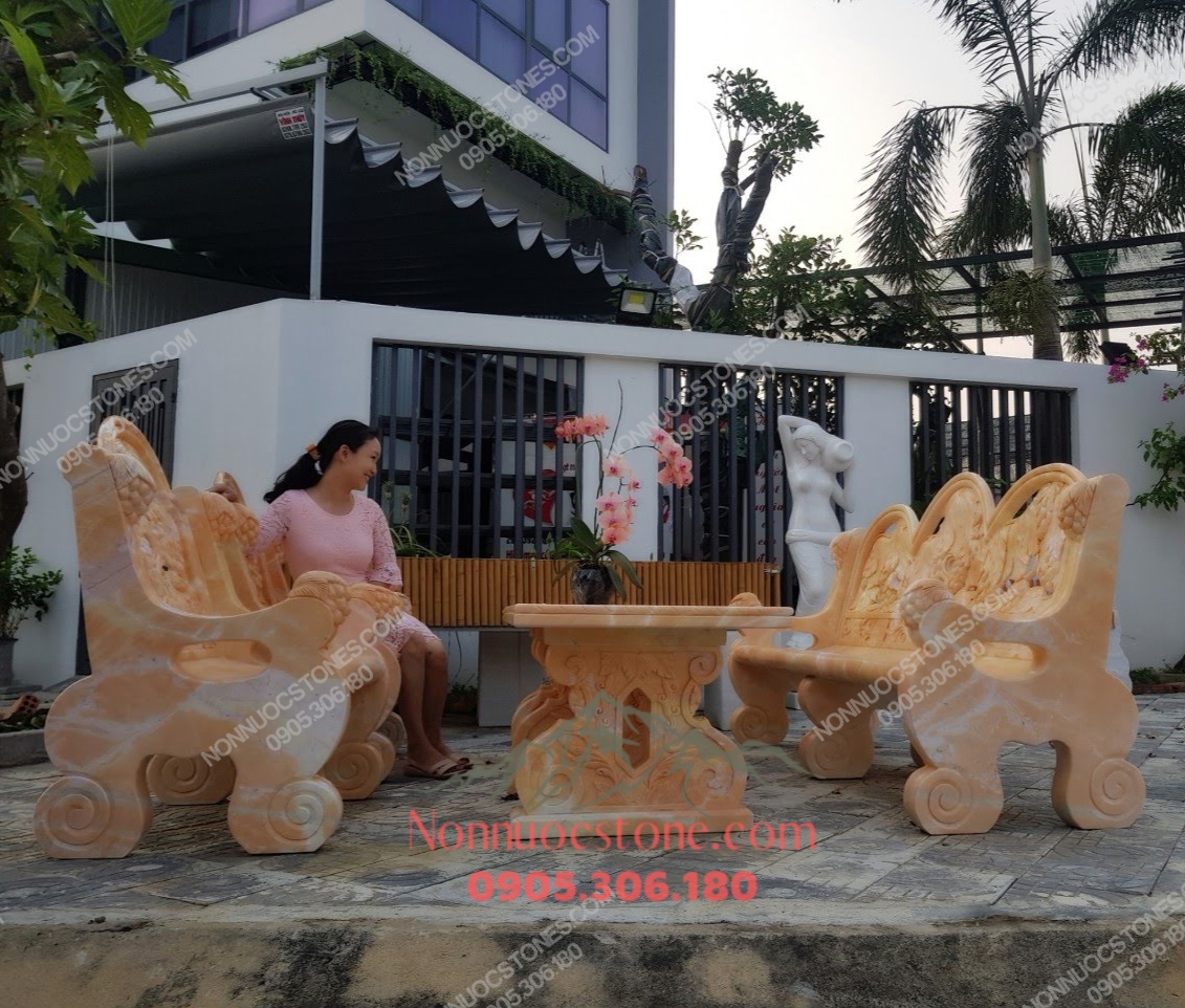 Bàn Ghế Đá 34 1 Bàn Ghế Đá 34