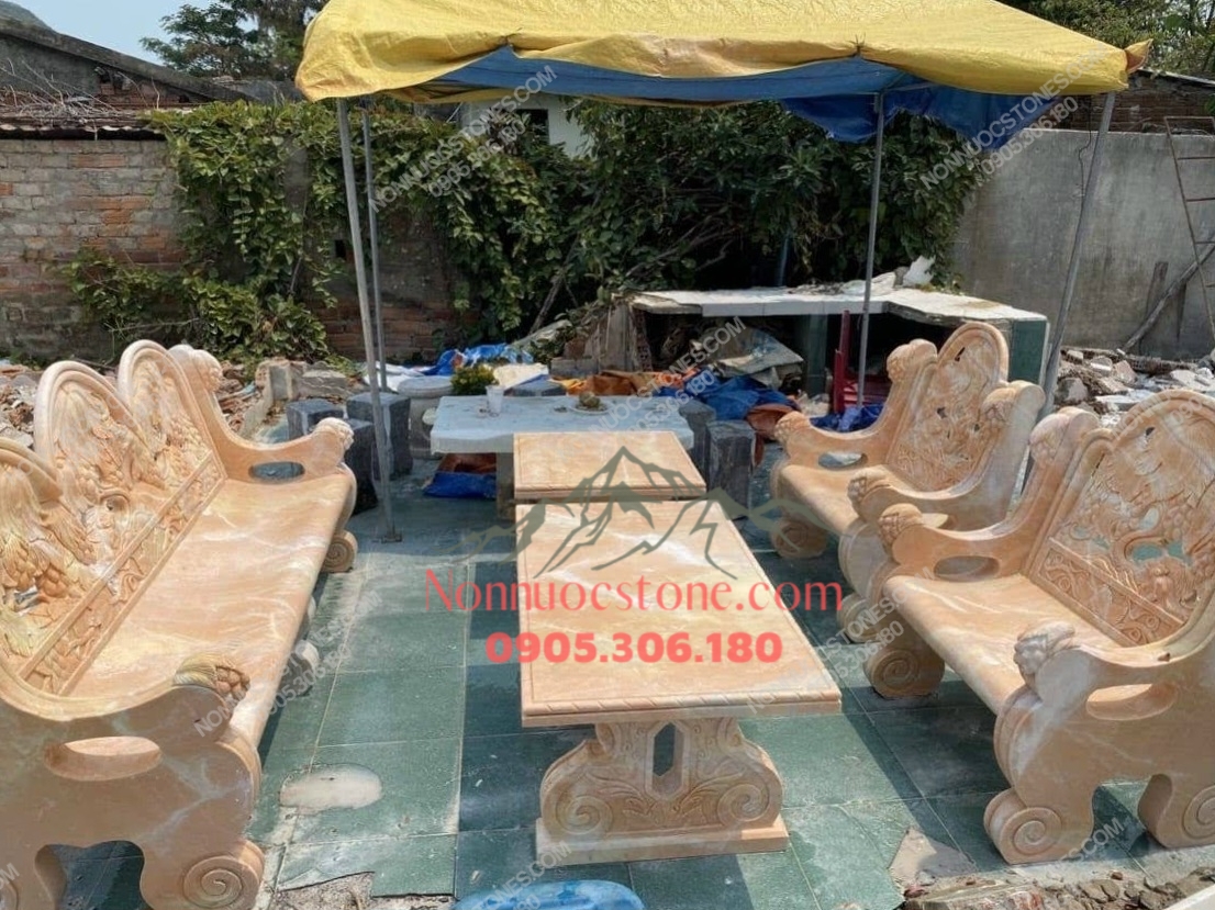 Bàn Ghế Đá 58 1 Bàn Ghế Đá 58