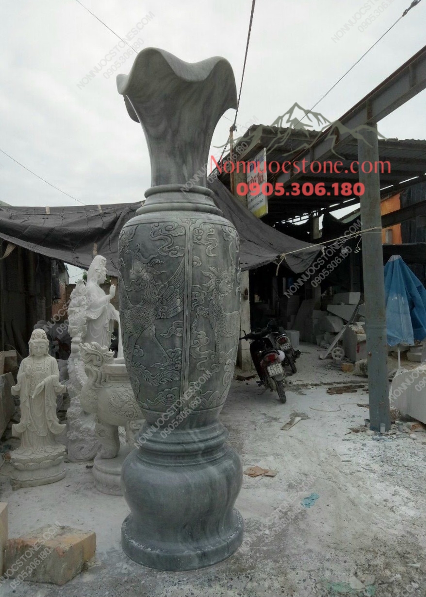 Bình Hoa Đá 57 1 Bình Hoa Đá 57