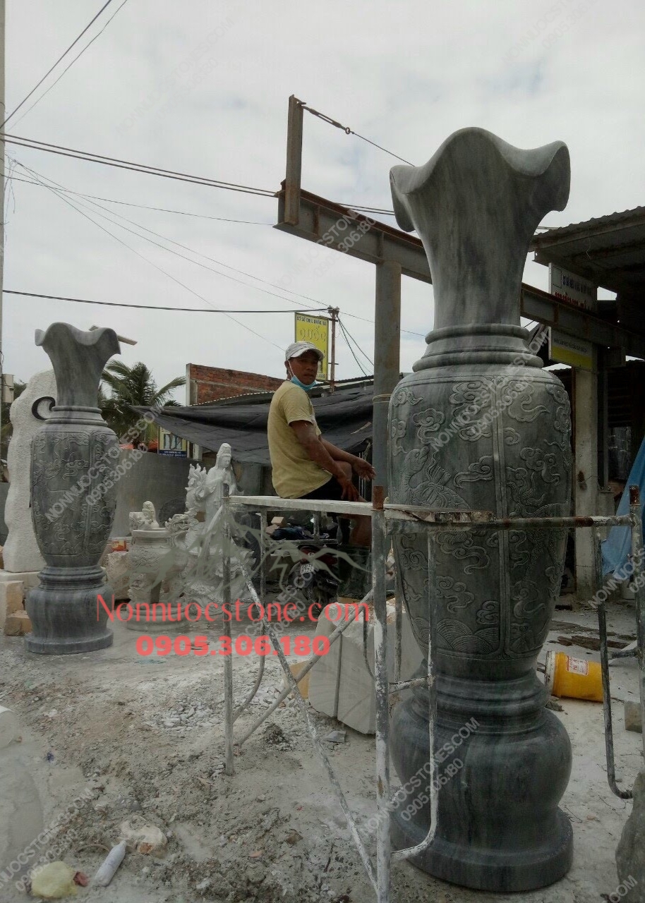 Bình Hoa Đá 58 1 Bình Hoa Đá 58