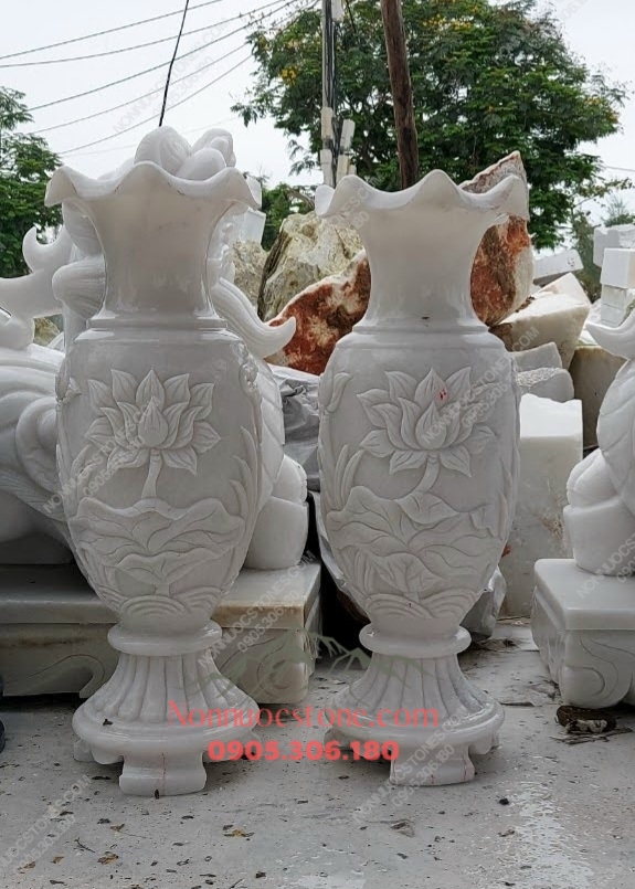 Bình Hoa Đá 64 1 Bình Hoa Đá 64