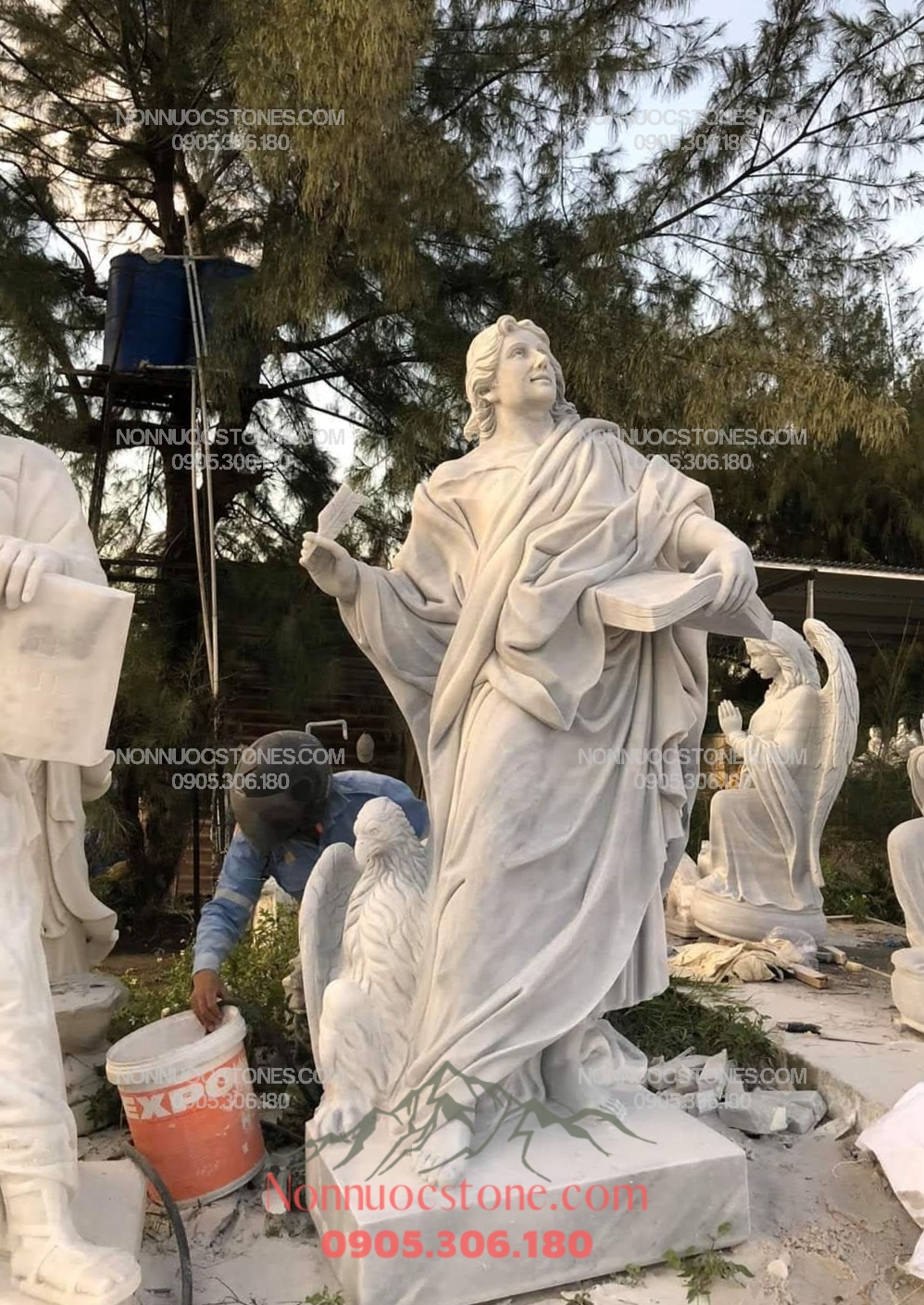 Tượng 12 Thánh Tông Đồ Bằng Đá 54 1 Tượng 12 Thánh Tông Đồ Bằng Đá 54
