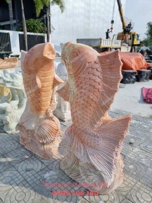Tượng Cá Chép Bằng Đá 26