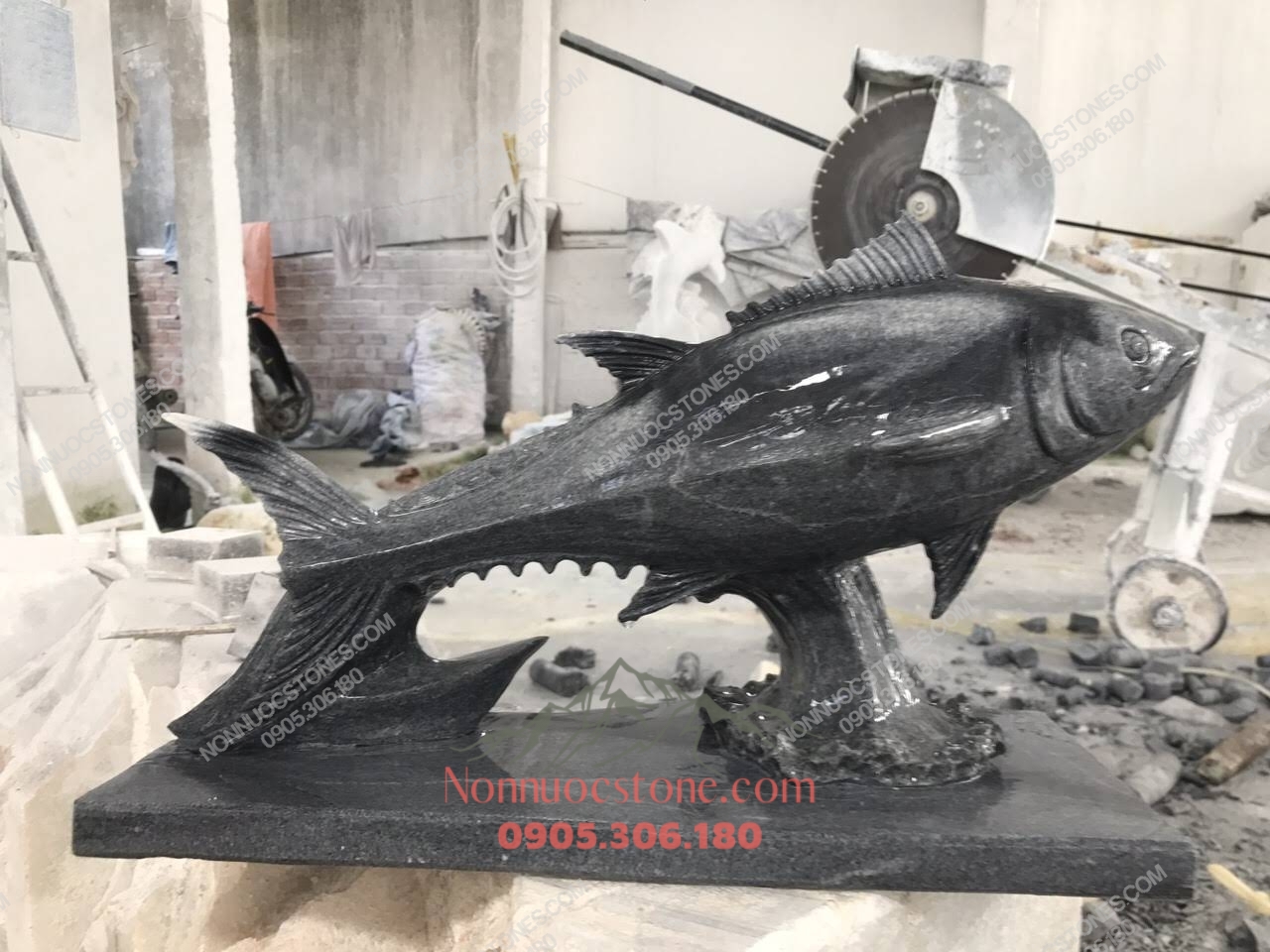 Tượng Cá Chép Bằng Đá 92 1 Tượng Cá Chép Bằng Đá 92