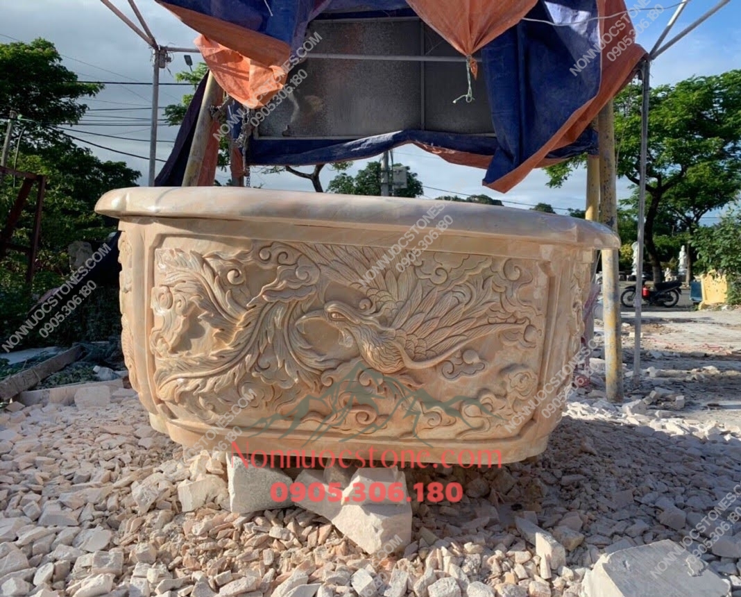 Chậu Hoa Đá 34 1 Chậu Hoa Đá 34