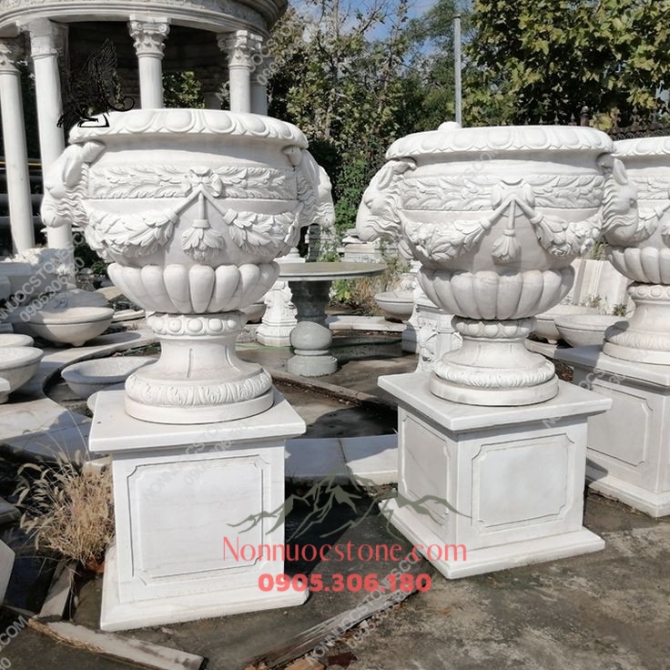 Chậu Hoa Đá 62 1 Chậu Hoa Đá 62
