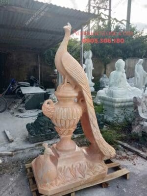 Tượng Con Công Bằng Đá 18