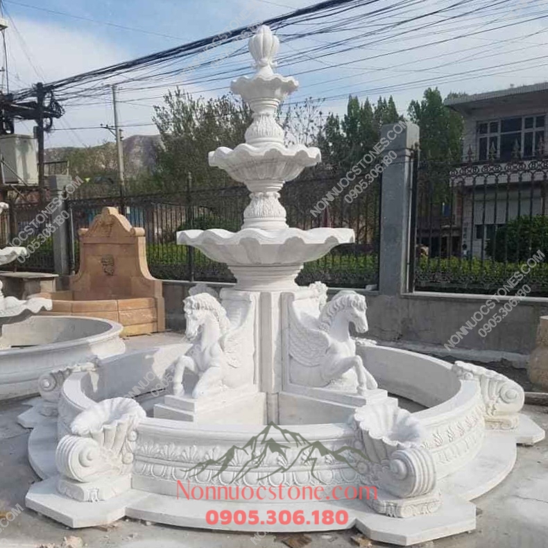 Đài Phun Nước Bằng Đá 16 1 Đài Phun Nước Bằng Đá 16