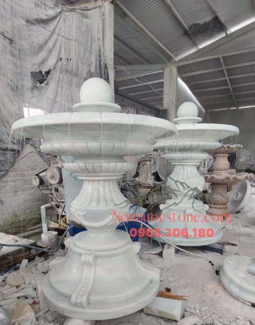 Đài Phun Nước Bằng Đá 248 1 Đài Phun Nước Bằng Đá 248