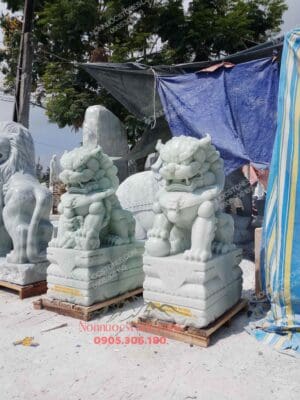 Tượng Kỳ Lân Bằng Đá 01