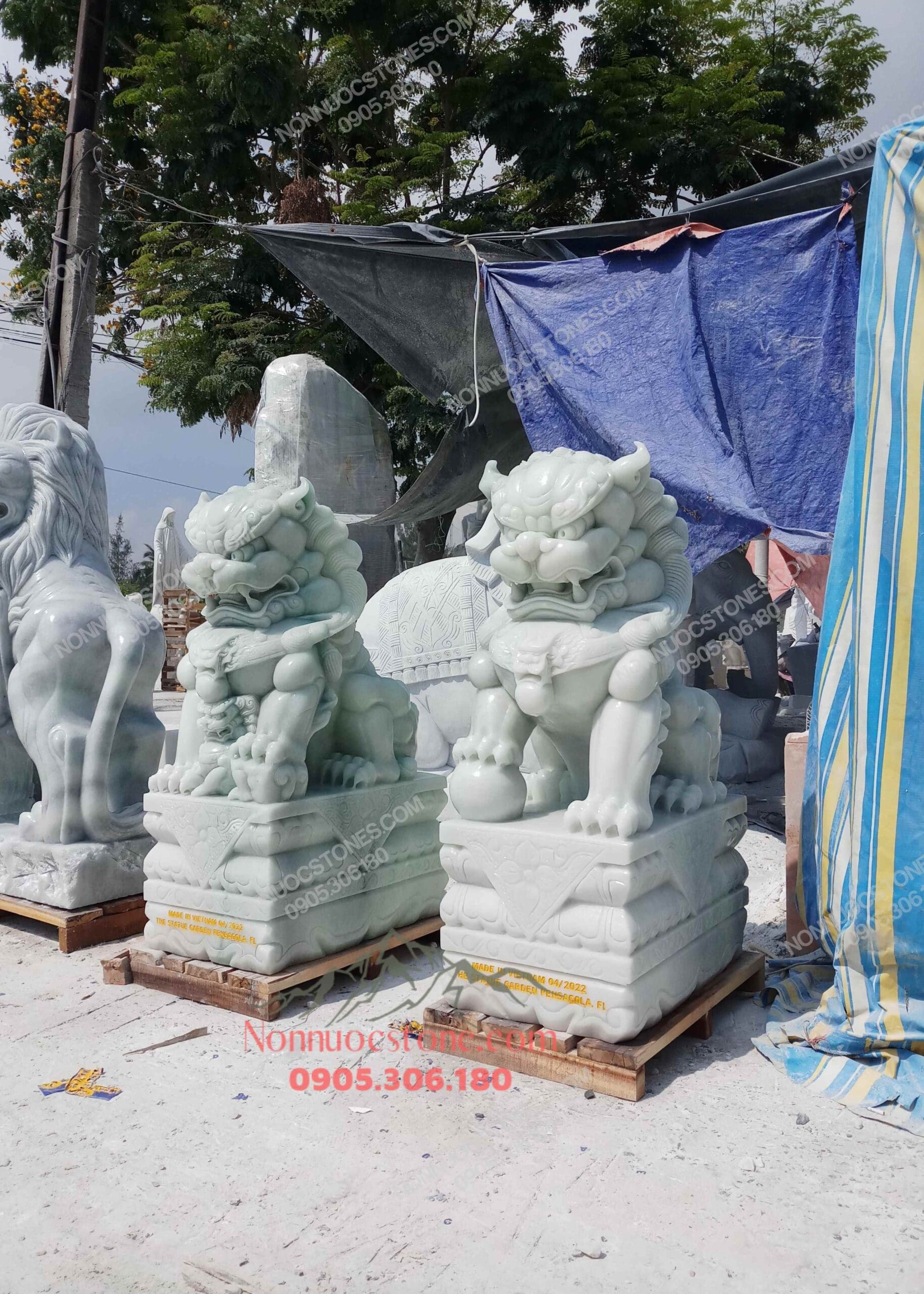 Tượng Kỳ Lân Bằng Đá 01 1 Tượng Kỳ Lân Bằng Đá 01