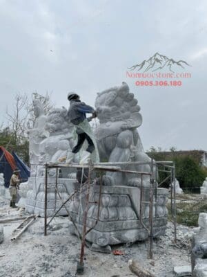 Tượng Kỳ Lân Bằng Đá 12