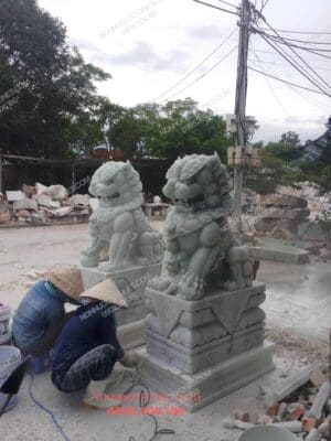 Tượng Kỳ Lân Bằng Đá 02
