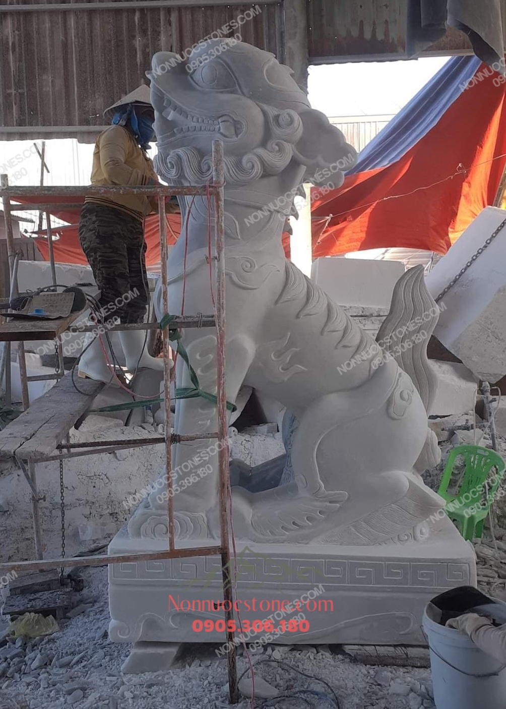 Tượng Kỳ Lân Bằng Đá 46 1 Tượng Kỳ Lân Bằng Đá 46