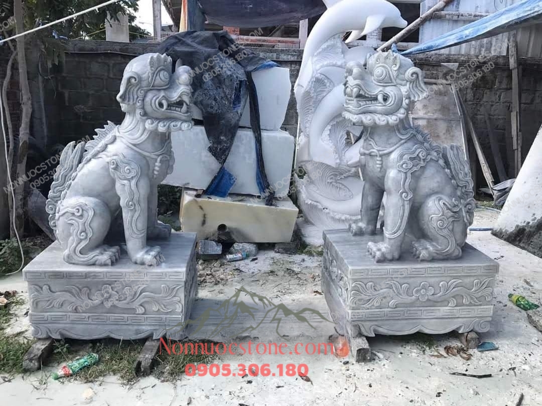 Tượng Kỳ Lân Bằng Đá 93 1 Tượng Kỳ Lân Bằng Đá 93