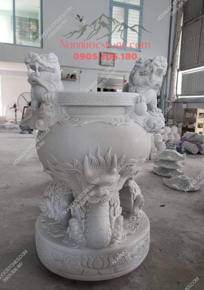 Lư Hương Đá 75 1 Lư Hương Đá 75