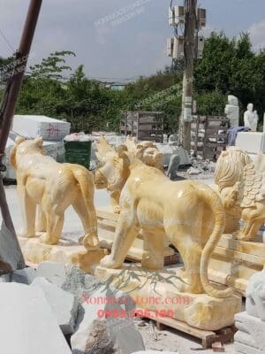 Tượng Sư Tử Bằng Đá 12