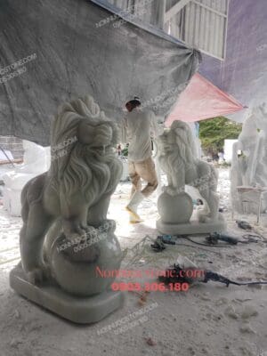 Tượng Sư Tử Bằng Đá 17