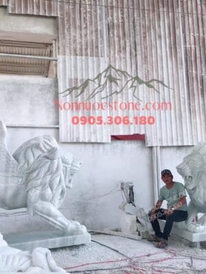 Tượng Sư Tử Bằng Đá 19