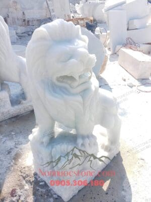 Tượng Sư Tử Bằng Đá 03