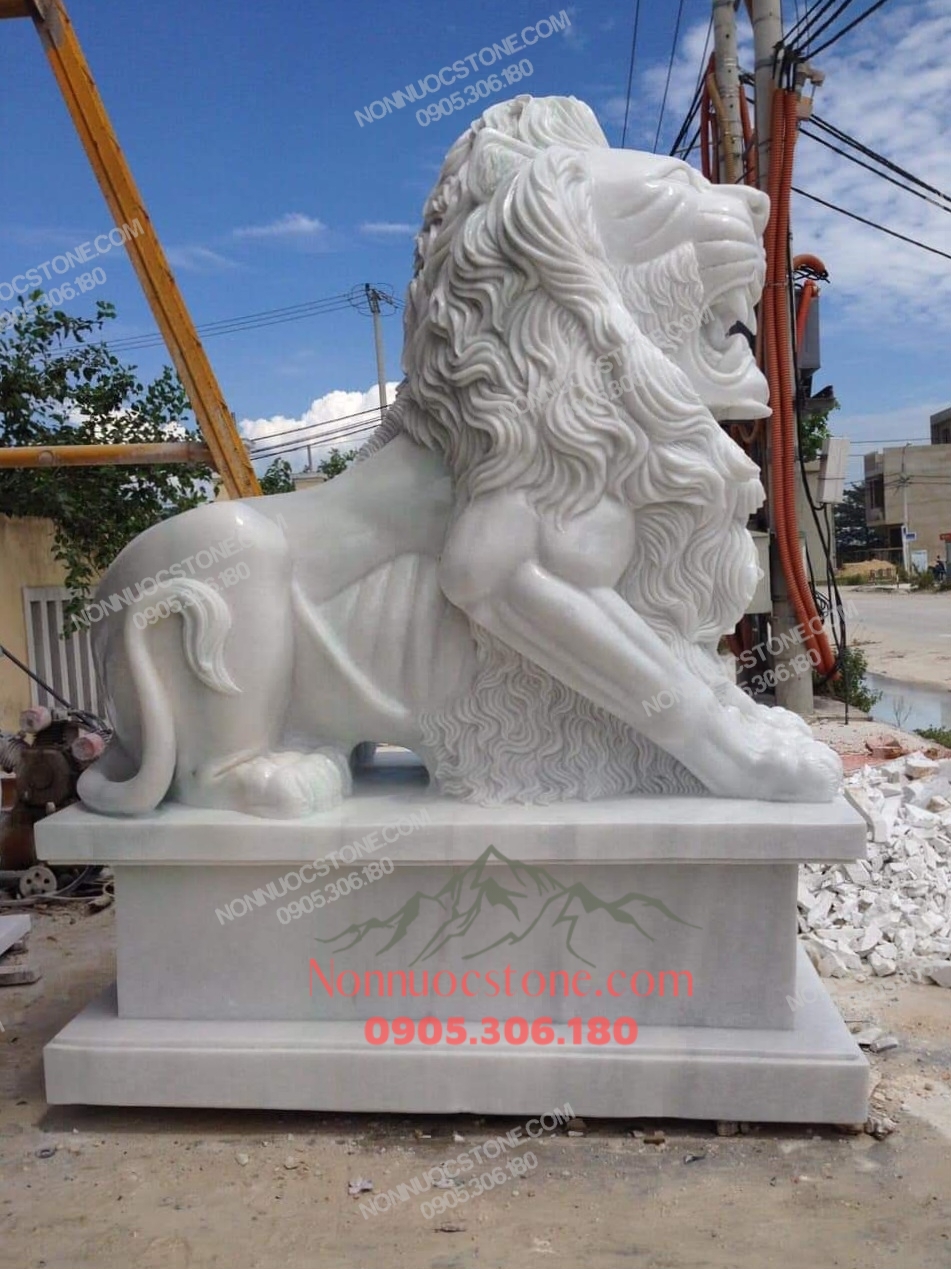 Tượng Sư Tử Bằng Đá 35 1 Tượng Sư Tử Bằng Đá 35