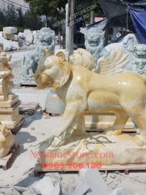 Tượng Sư Tử Bằng Đá 05