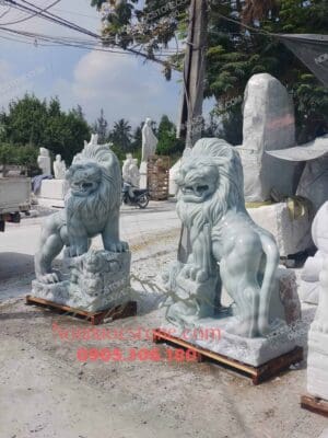 Tượng Sư Tử Bằng Đá 06