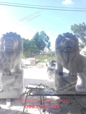 Tượng Sư Tử Bằng Đá 08