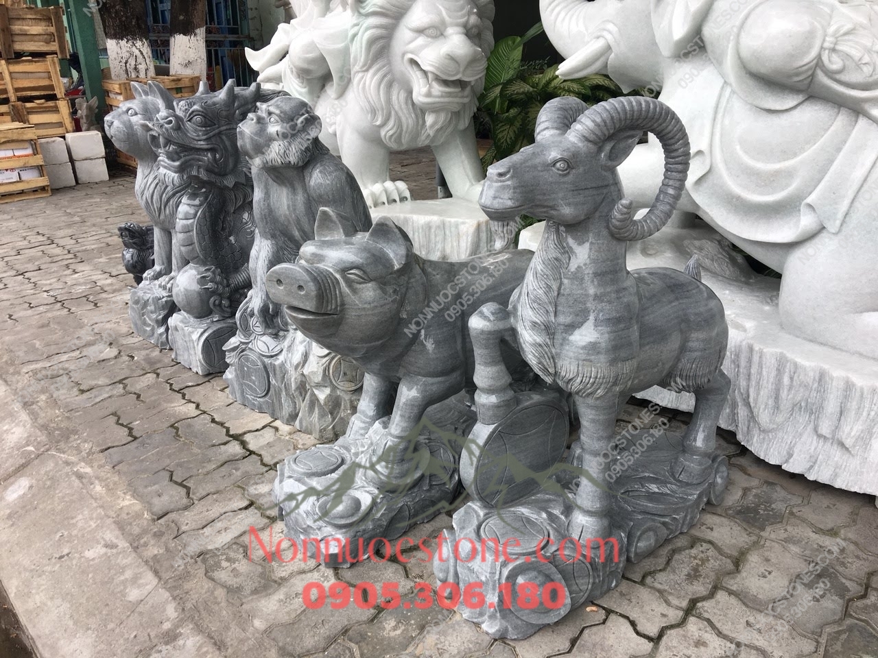Tượng 12 Con Giáp Bằng Đá 13 1 Tượng 12 Con Giáp Bằng Đá 13