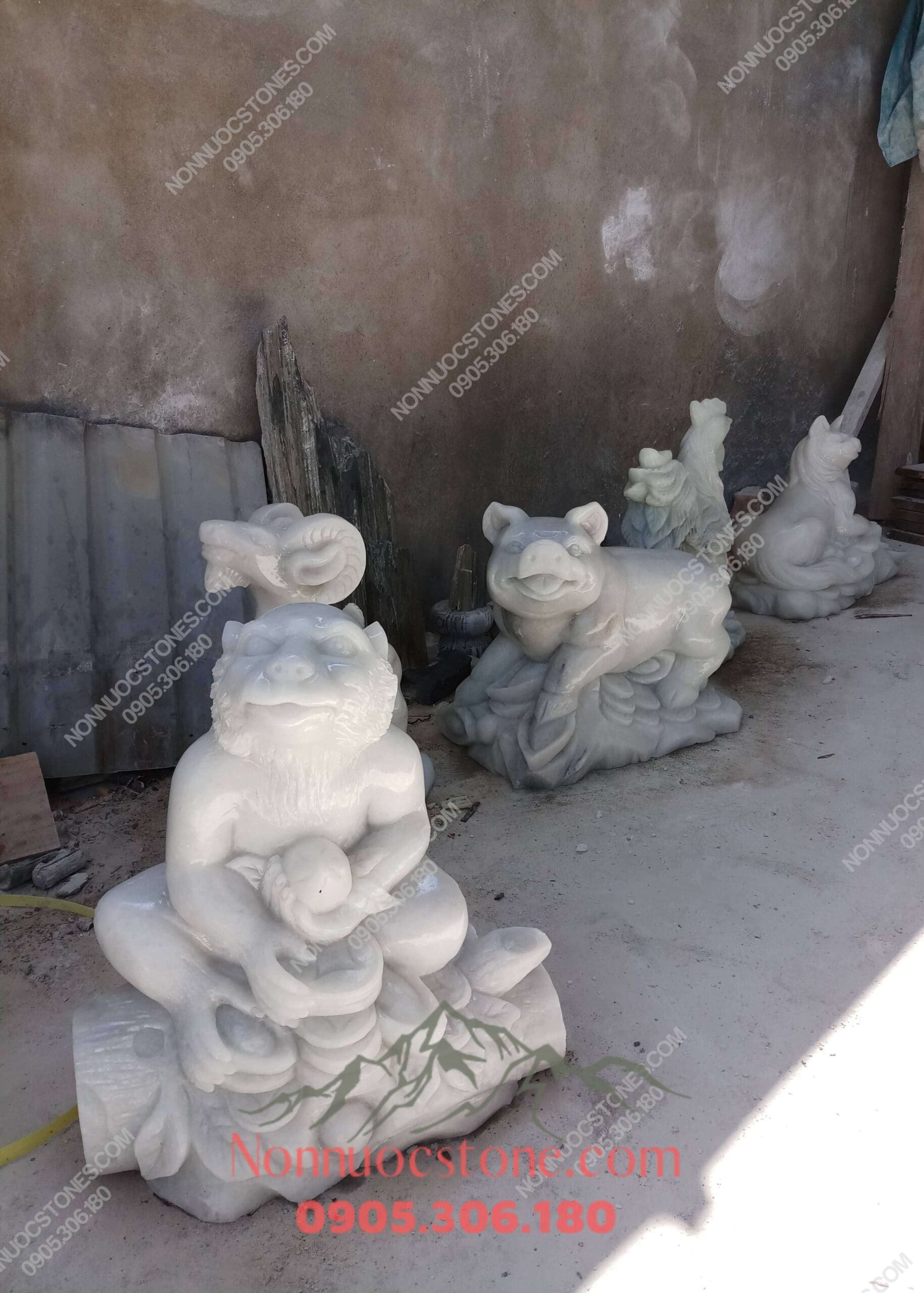 Tượng 12 Con Giáp Bằng Đá 20 1 Tượng 12 Con Giáp Bằng Đá 20