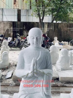Tượng Phật 5 Anh Em Kiều Trần Như Bằng Đá 17