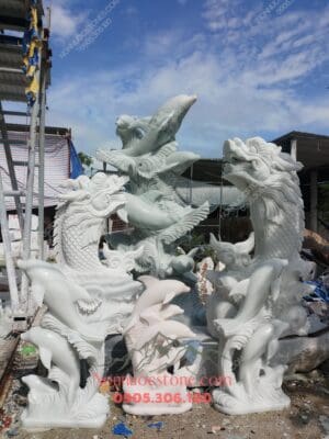 Tượng Cá Heo Bằng Đá 14