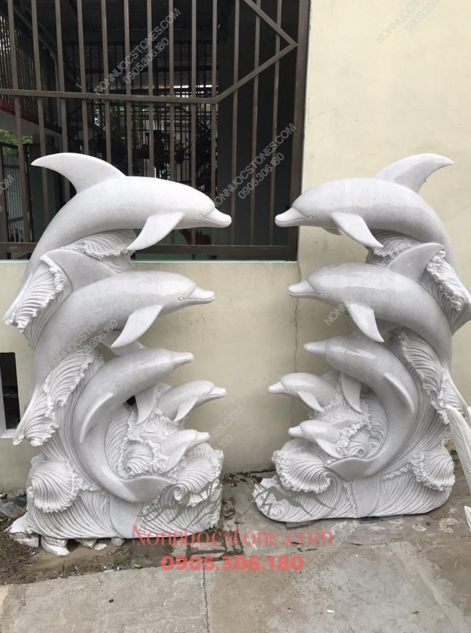 Tượng Cá Heo Bằng Đá 45 1 Tượng Cá Heo Bằng Đá 45