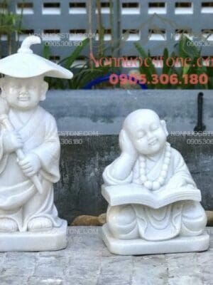 Tượng Chú Tiểu Bằng Đá 11