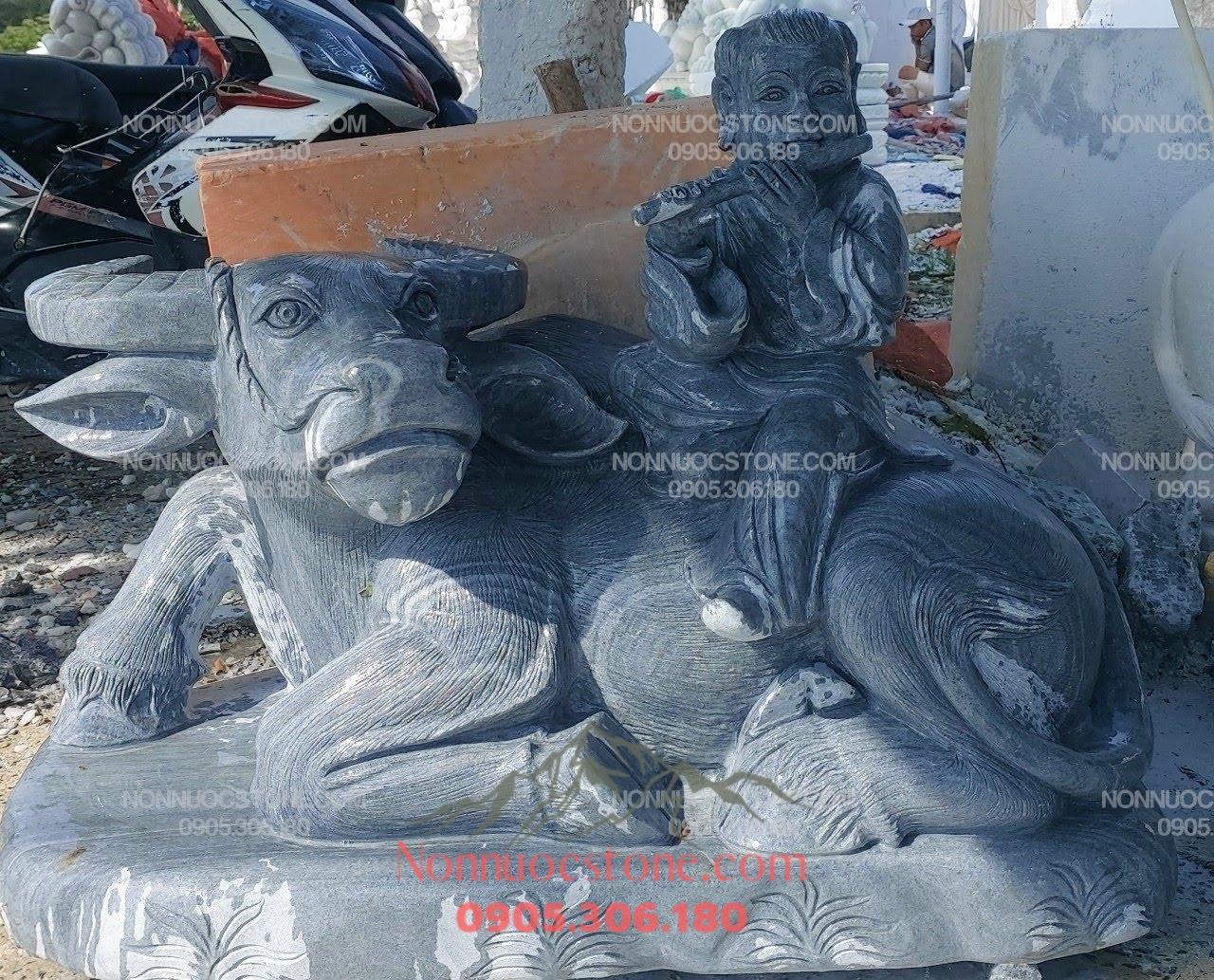 Tượng Chú Tiểu Bằng Đá 14 1 Tượng Chú Tiểu Bằng Đá 14