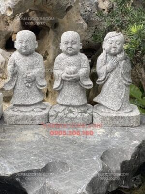 Tượng Chú Tiểu Bằng Đá 19