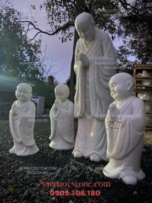 Tượng Chú Tiểu Bằng Đá 22