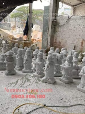 Tượng Chú Tiểu Bằng Đá 25