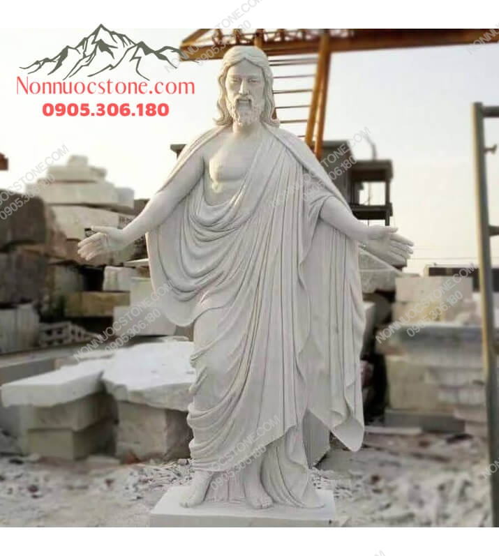 Tượng Chúa Giesu Bằng Đá 01 1 Tượng Chúa Giesu Bằng Đá 01
