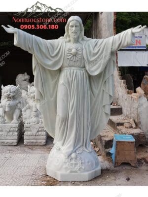 Tượng Chúa Giesu Bằng Đá 04