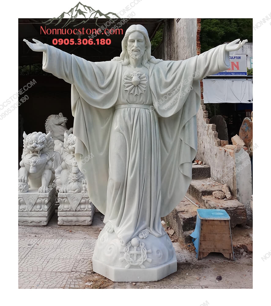 Tượng Chúa Giesu Bằng Đá 04 1 Tượng Chúa Giesu Bằng Đá 04