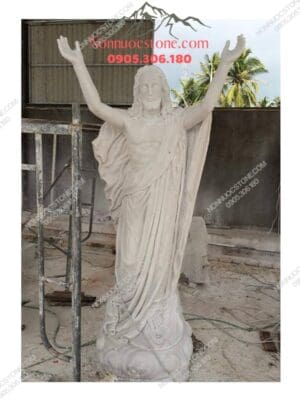 Tượng Chúa Kito Vua Bằng Đá 20