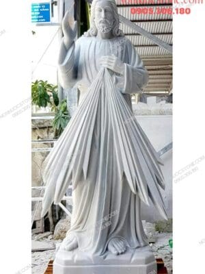 Tượng Chúa Lòng Thương Xót Bằng Đá 10