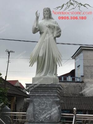 Tượng Chúa Lòng Thương Xót Bằng Đá 12