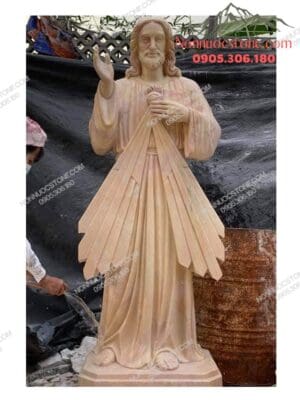 Tượng Chúa Lòng Thương Xót Bằng Đá 13