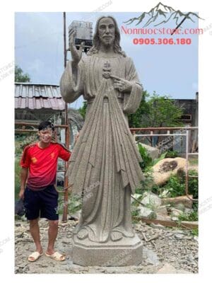 Tượng Chúa Lòng Thương Xót Bằng Đá 15