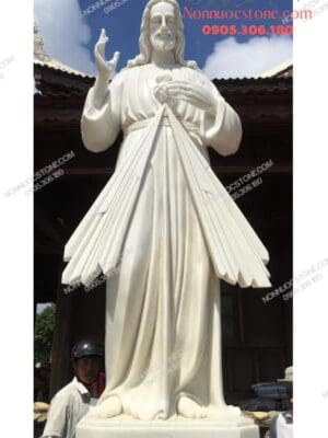 Tượng Chúa Lòng Thương Xót Bằng Đá 21