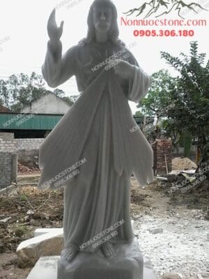 Tượng Chúa Lòng Thương Xót Bằng Đá 24