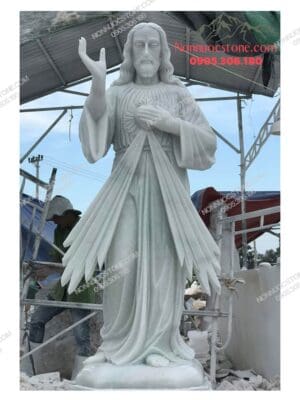Tượng Chúa Lòng Thương Xót Bằng Đá 06